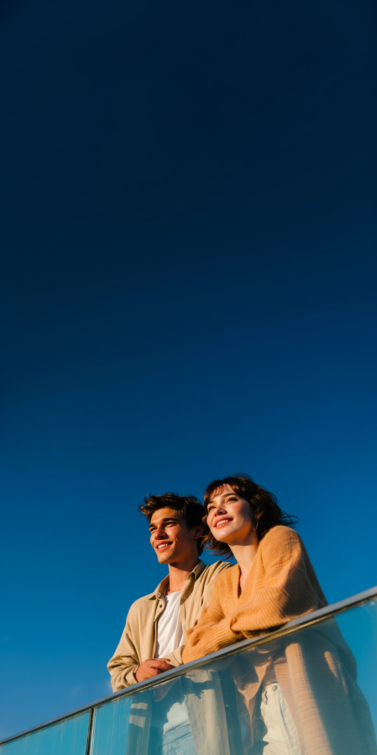 Coppia felice mobile